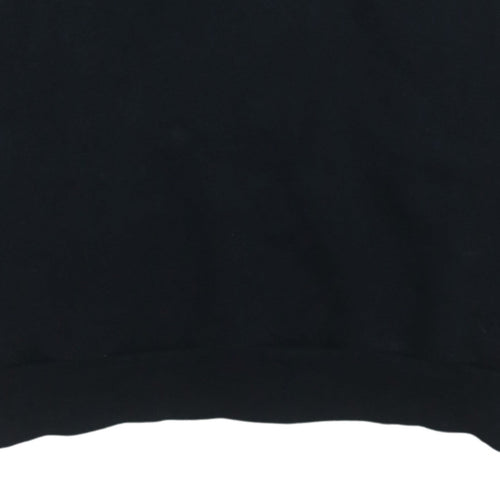 Adidas Women Black Crew Neck Pullover Sweatshirt XL 20-22