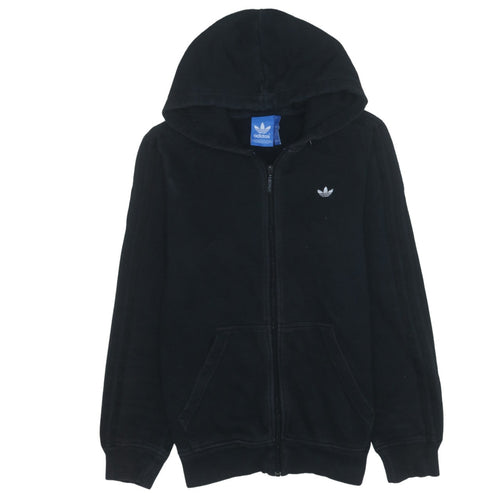 Adidas Men's Black Full Zip Hoodie Medium Regular Fit