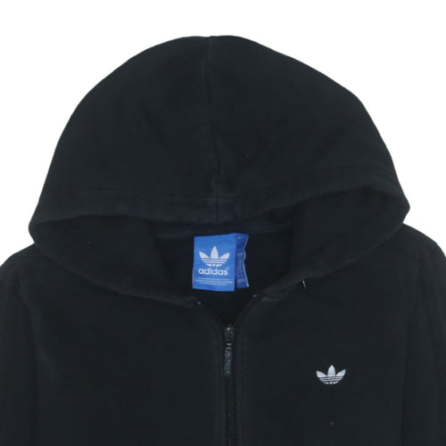 Adidas Men's Black Full Zip Hoodie Medium Regular Fit