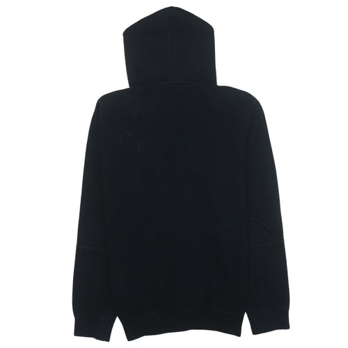 Champion Men's Black Medium Pullover Hoodie Logo Tape Sleeve
