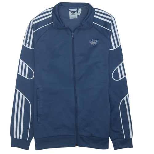 Adidas Men's Blue Full Zip Track Jacket Size M Regular Fit