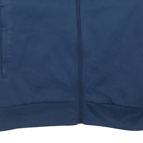 Adidas Men's Blue Full Zip Track Jacket Size M Regular Fit