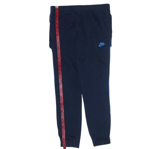 Nike Men's Blue Regular Fit Jogger Trousers Size M
