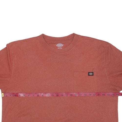Dickies Men's Brown XLT Crew Neck Short Sleeve Work T-Shirt