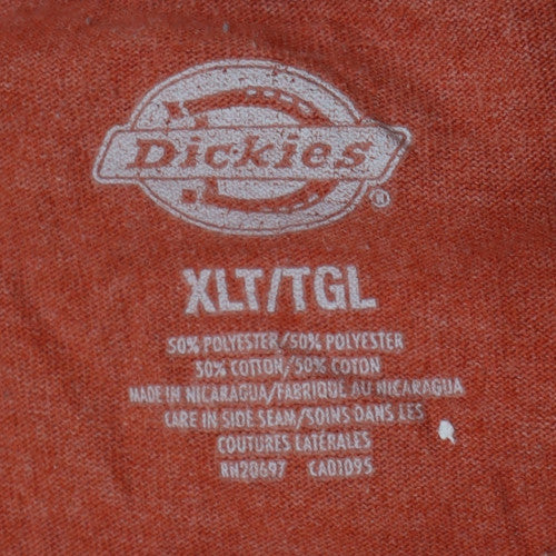 Dickies Men's Brown XLT Crew Neck Short Sleeve Work T-Shirt