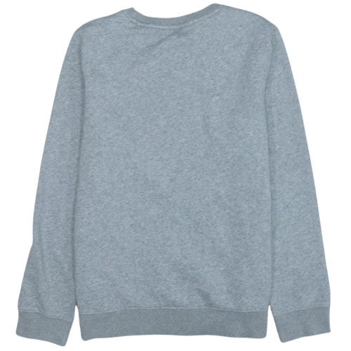 Tommy Hilfiger Women Grey Logo Crew Neck Sweatshirt L