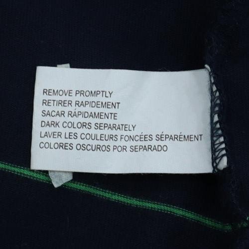 Chaps Men's Black Striped Polo Shirt XL Cotton Classic Fit