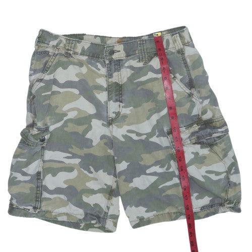 Carhartt Men's Green Camouflage Cargo Shorts Size 34 Relaxed Fit