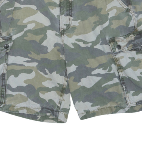 Carhartt Men's Green Camouflage Cargo Shorts Size 34 Relaxed Fit