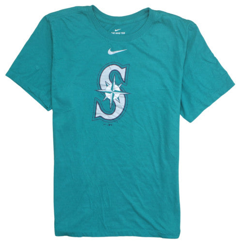 Nike Men's Teal XL Crew Neck Graphic Sports T-Shirt