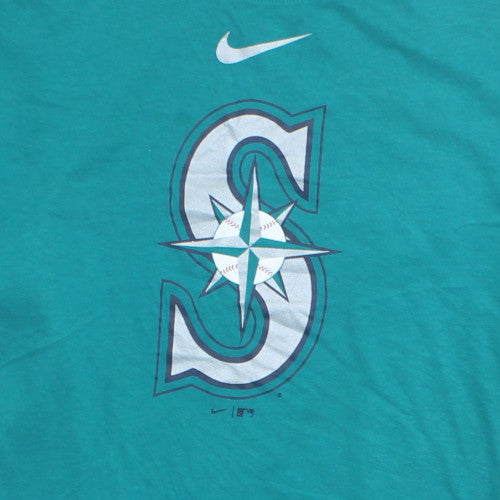 Nike Men's Teal XL Crew Neck Graphic Sports T-Shirt