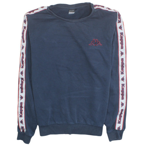 Kappa Men's Blue XL Pullover Sweatshirt Sports Logo Crew Neck