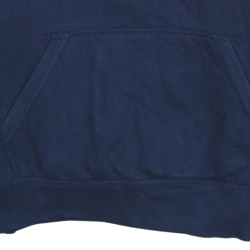 Ralph Lauren Men's Blue Pullover Hoodie M Embroidered Logo