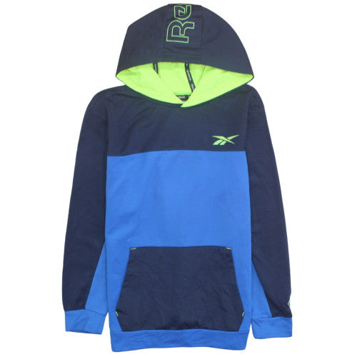 Reebok Boys Blue Navy Pullover Hoodie 15-16 Years Athletic Style