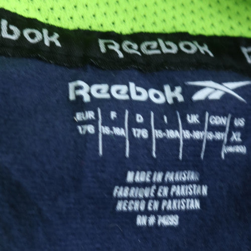 Reebok Boys Blue Navy Pullover Hoodie 15-16 Years Athletic Style