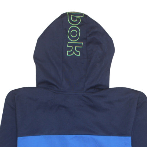 Reebok Boys Blue Navy Pullover Hoodie 15-16 Years Athletic Style