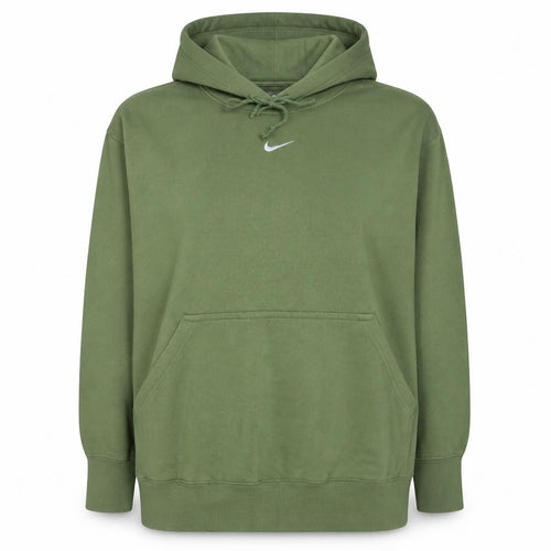 Nike Women Green Pullover Hoodie 2XL Hooded Sweatshirt Cotton Blend