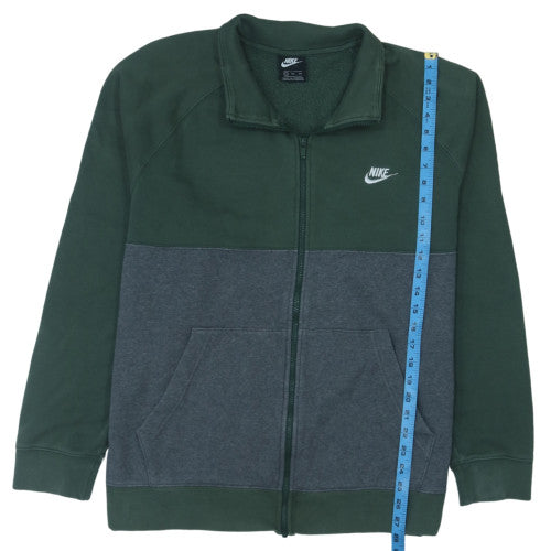 Nike Men's Green 2XL Track Jacket Full Zip Fleece Activewear