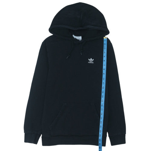 Adidas Men's Black Small Pullover Hoodie Sweatshirt Fleece