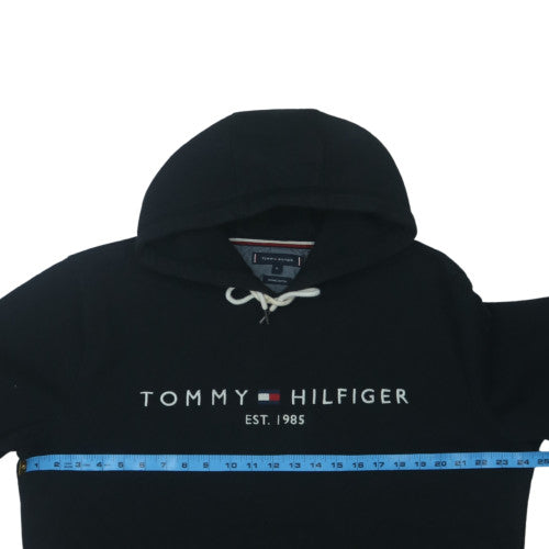 Tommy Hilfiger Men's Black XL Pullover Hoodie with Logo