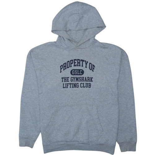 Gymshark Men's Grey Pullover Hoodie M Sports Training Sweatshirt