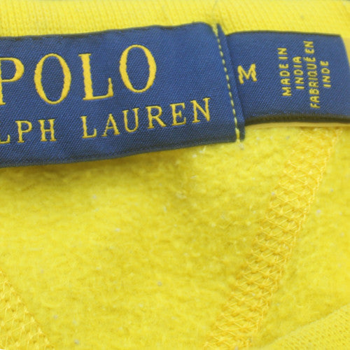 Polo Ralph Lauren Men's Yellow Crew Neck Pullover Sweatshirt M
