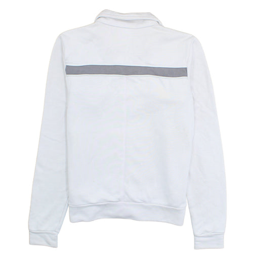 Nike Women’s White Track Jacket Size 12 Full Zip Lightweight Sports Top