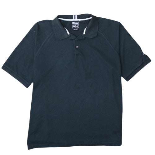 Adidas Mens Black Climalite Stretch Polo Shirt 2XL Regular Fit