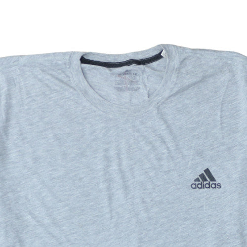 Adidas Men's Grey 2XL Crew Neck Short Sleeve Sports T-Shirt