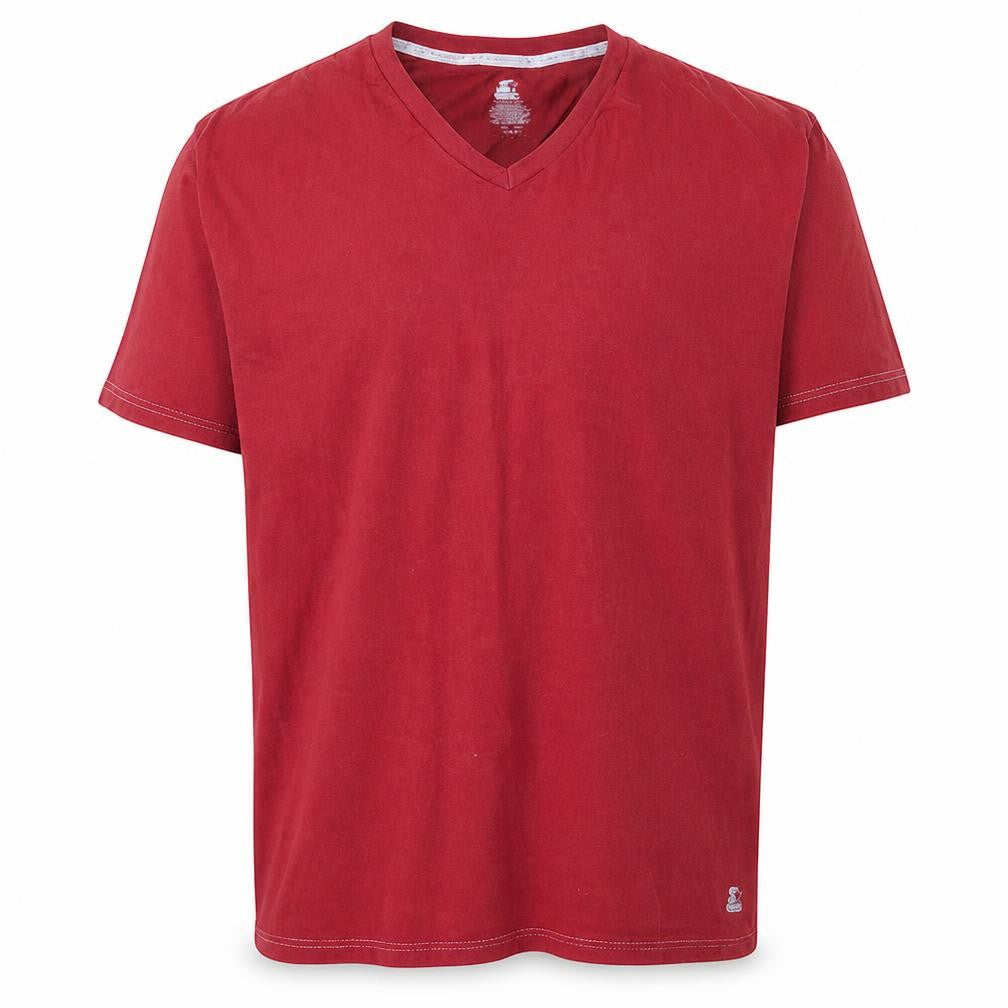 Starter Dri-Star Men’s Red V-Neck Short Sleeve 2XL T-Shirt