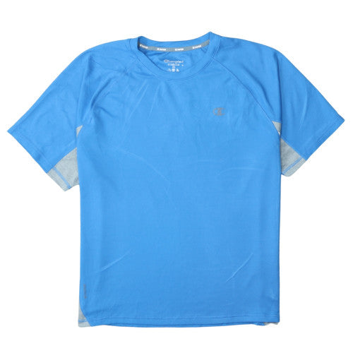 Champion Men's Blue XL Athletic T-Shirt Lightweight Moisture Wicking