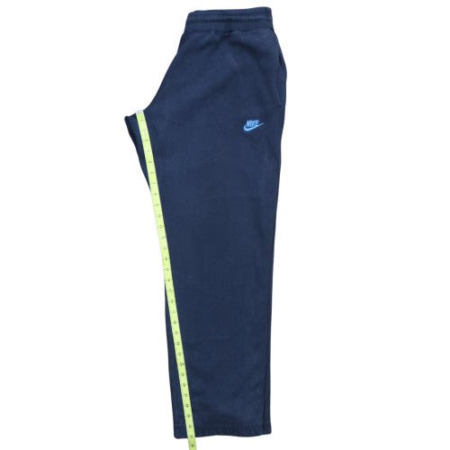 Nike Men's Blue Jogger Sweatpants L Cotton Blend Elastic Waist