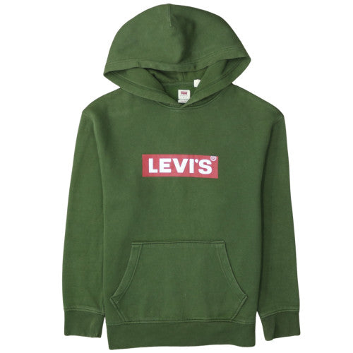 Levi's Men's Green Relaxed Fit Pullover Hoodie Size S