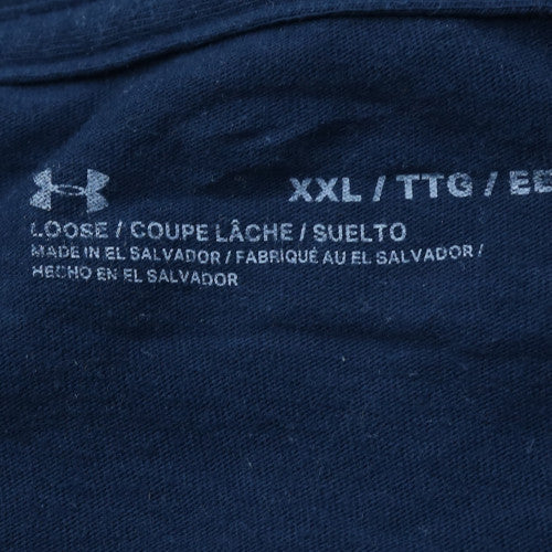 Under Armour Men's Blue 2XL Crew Neck Sports T-Shirt