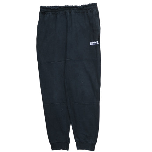 Adidas Men’s Black Fleece Jogger Trousers L Regular Fit