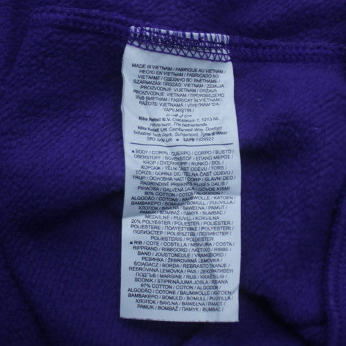 Nike Jordan NBA Lakers Purple Crew Neck Sweatshirt XXL Men's