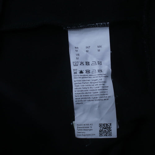 BOSS Men's Black Pullover Hoodie M Logo Fleece Sweatshirt