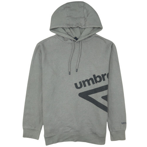Umbro Men's Grey Pullover Hoodie M Graphic Sports Fleece