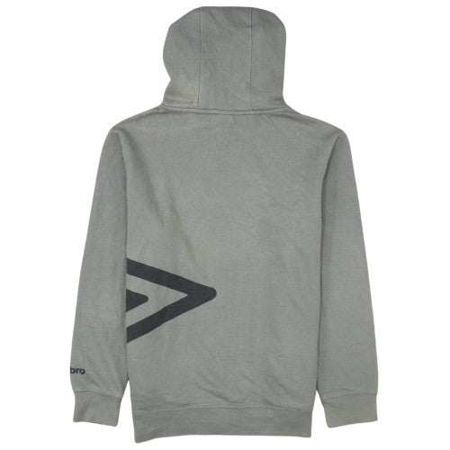 Umbro Men's Grey Pullover Hoodie M Graphic Sports Fleece