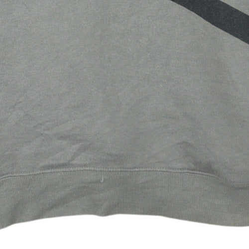 Umbro Men's Grey Pullover Hoodie M Graphic Sports Fleece