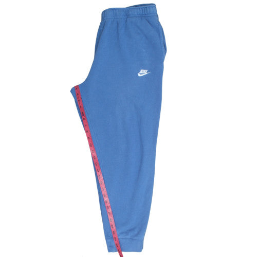 Nike Men Blue 2XL Fleece Tapered Sweatpants Activewear Trousers