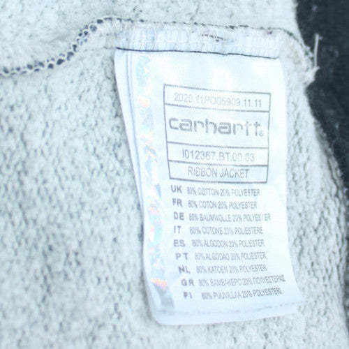 Carhartt Men's Black Pullover Hoodie L Fleece Cotton Blend