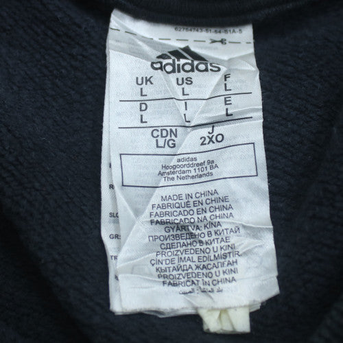Adidas Men's Black Long Sleeve Crew Neck Pullover Sweatshirt L