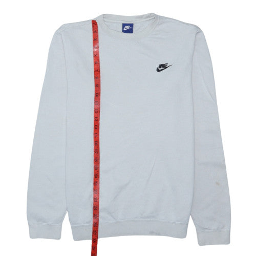 Nike Men's Grey Crew Neck Pullover Sweatshirt M Regular Fit