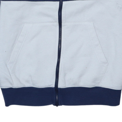 Nike Men's Blue M Track Jacket Full Zip Colourblock Fleece