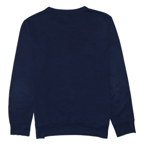 Ralph Lauren Men's Blue Crew Neck Cotton Pullover Jumper M