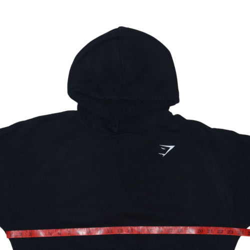 Gymshark Men's Black Pullover Hoodie Size S Regular Fit
