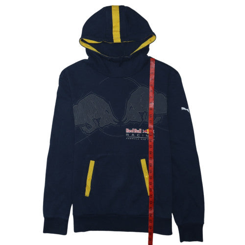 Puma Red Bull Racing Men's Blue Pullover Hoodie Size L