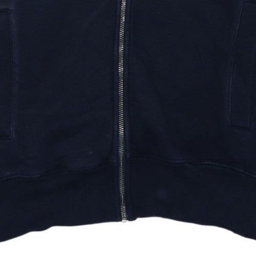 Tommy Hilfiger Men's Blue Full Zip Hoodie L Cotton Classic