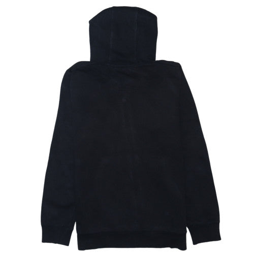 adidas Boys Black Full Zip Hoodie 13-14 Years Fleece Sportswear